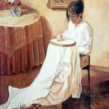 Схема вышивки «Рукодельница. Вышивальщица.»