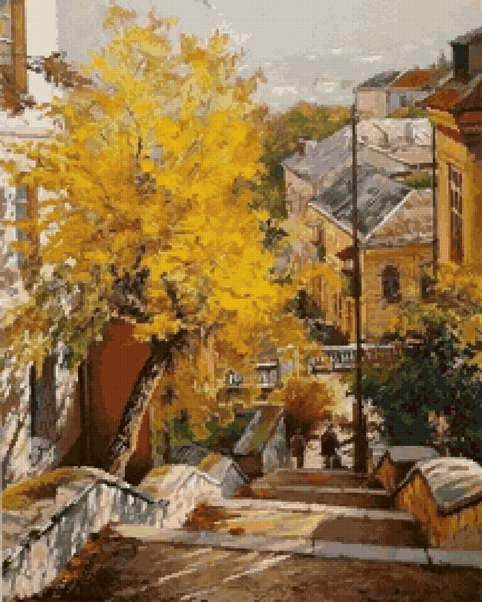 лестница в осень - предпросмотр