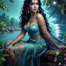 Схема вышивки «Ночная тишина»