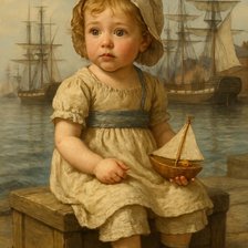 Схема вышивки «Yellow sailor»