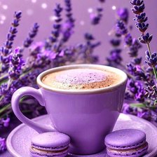 Схема вышивки «В фиолетовом»