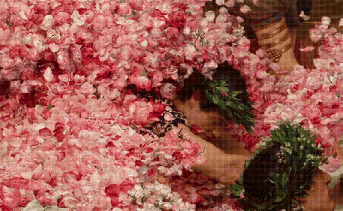 The Roses of Heliogabalus 9-16 - викторианская эпоха, цветы, пир, альма-тадем, розы, рим, портрет - предпросмотр