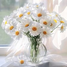 Схема вышивки «Букет из ромашек»