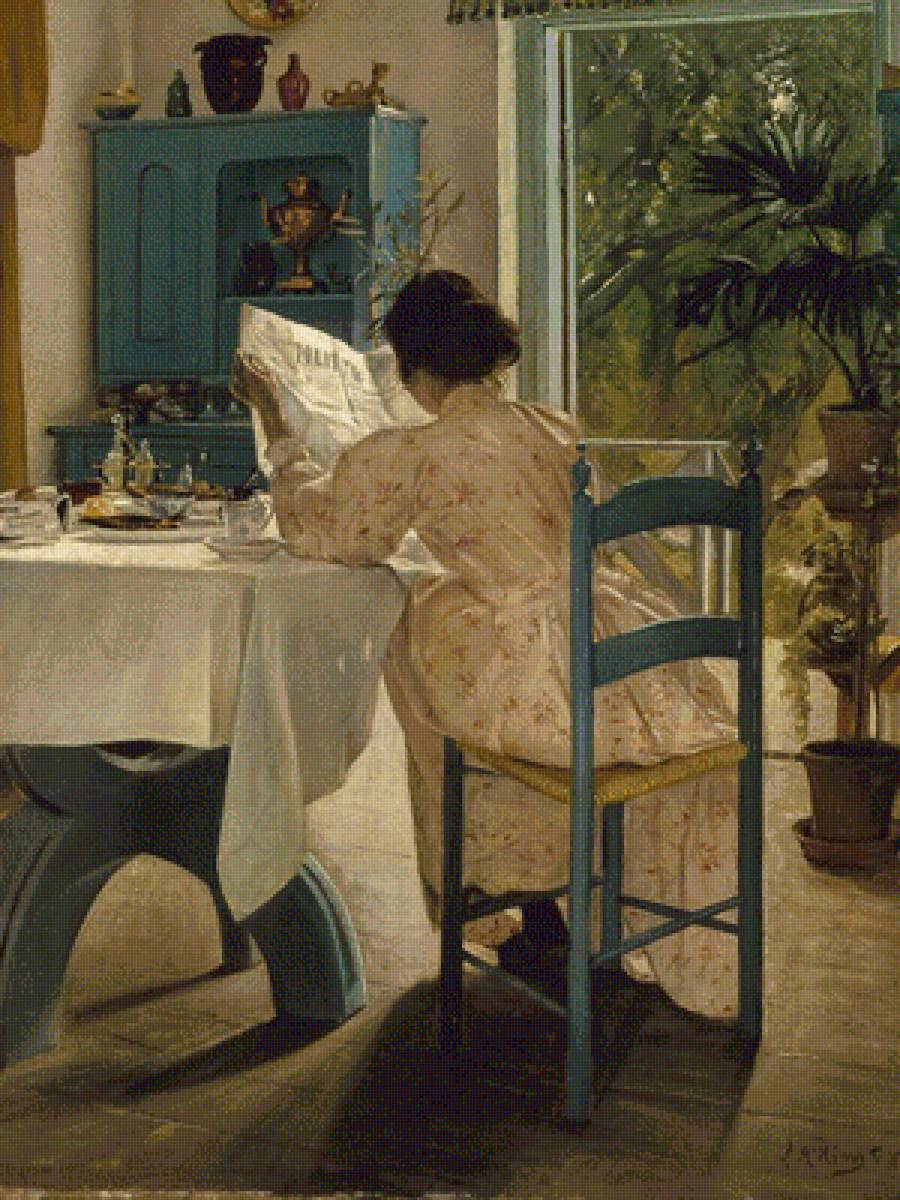 At Breakfast (1898) - предпросмотр