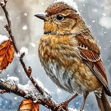 Схема вышивки «Зиму не ждали»