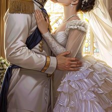 Схема вышивки «Двое»