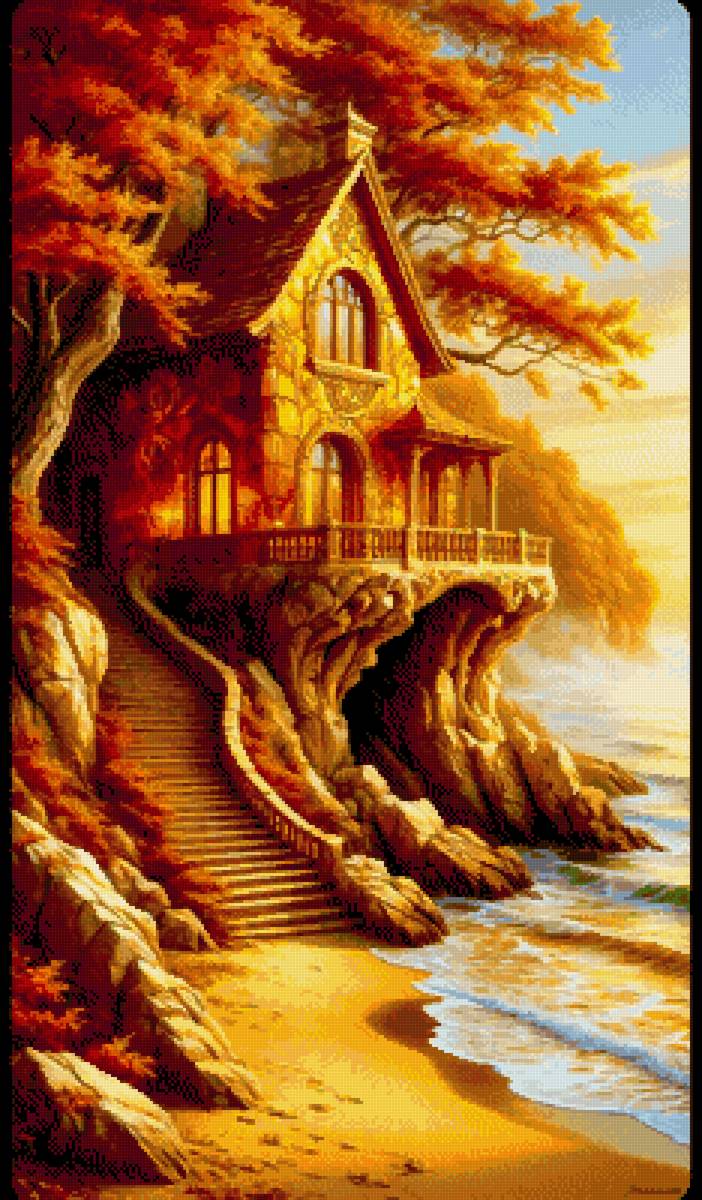 Осень - дом - предпросмотр