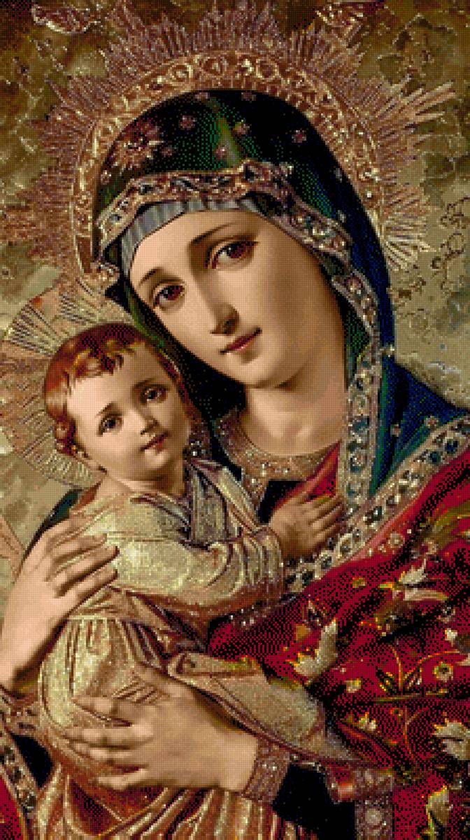 богородица с ребенком - предпросмотр