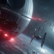 Схема вышивки «Death star»