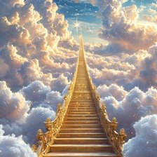 Схема вышивки «лестница в новый мир»