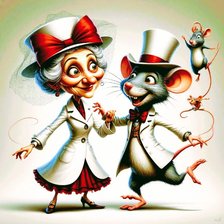 Схема вышивки «Танец»