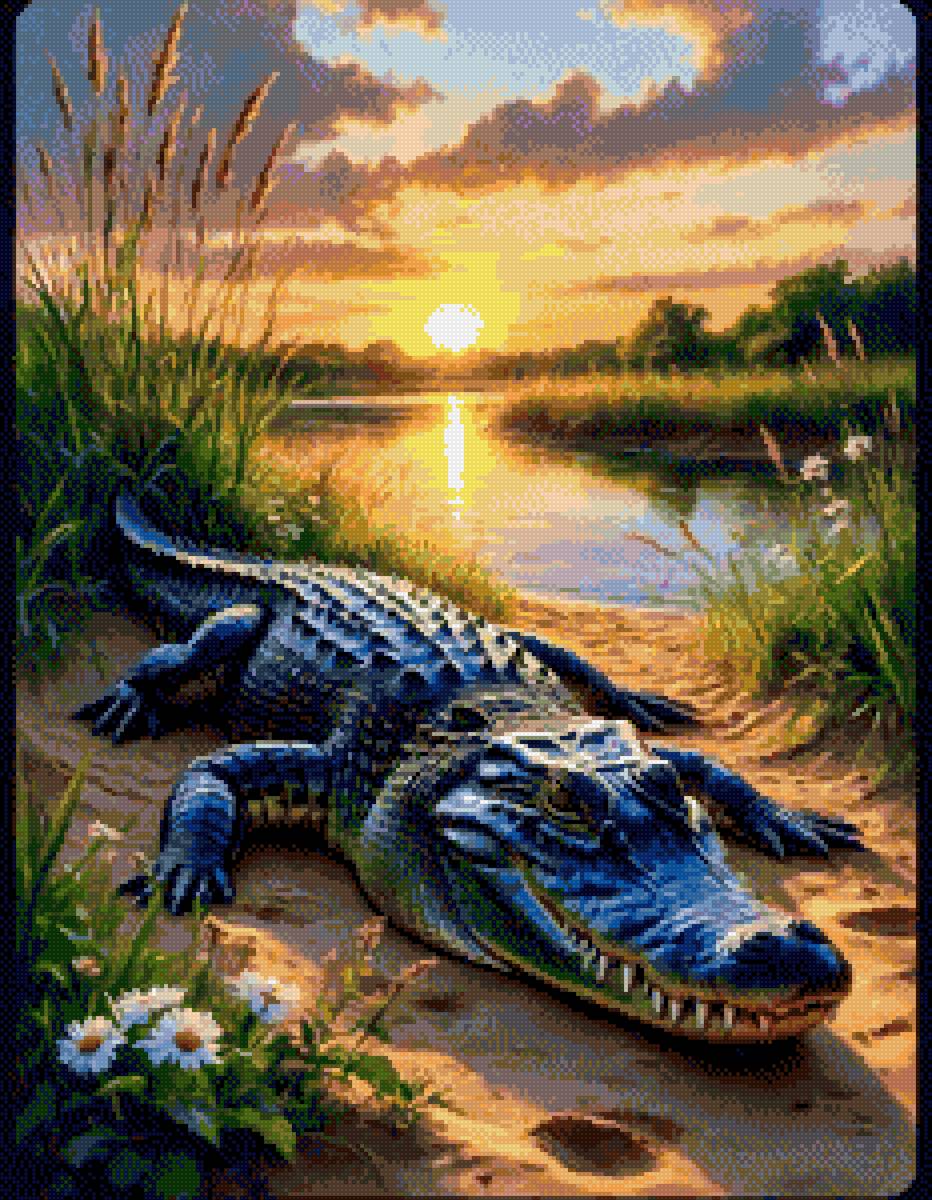 Река - крокодил - предпросмотр