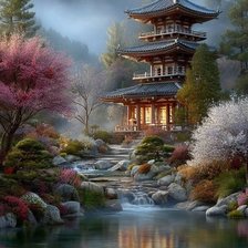 Схема вышивки «Моя Япония»