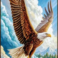 Схема вышивки «Полет»