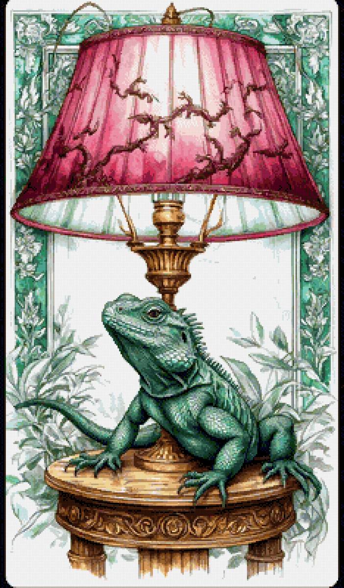 Лампа - ящерица - предпросмотр