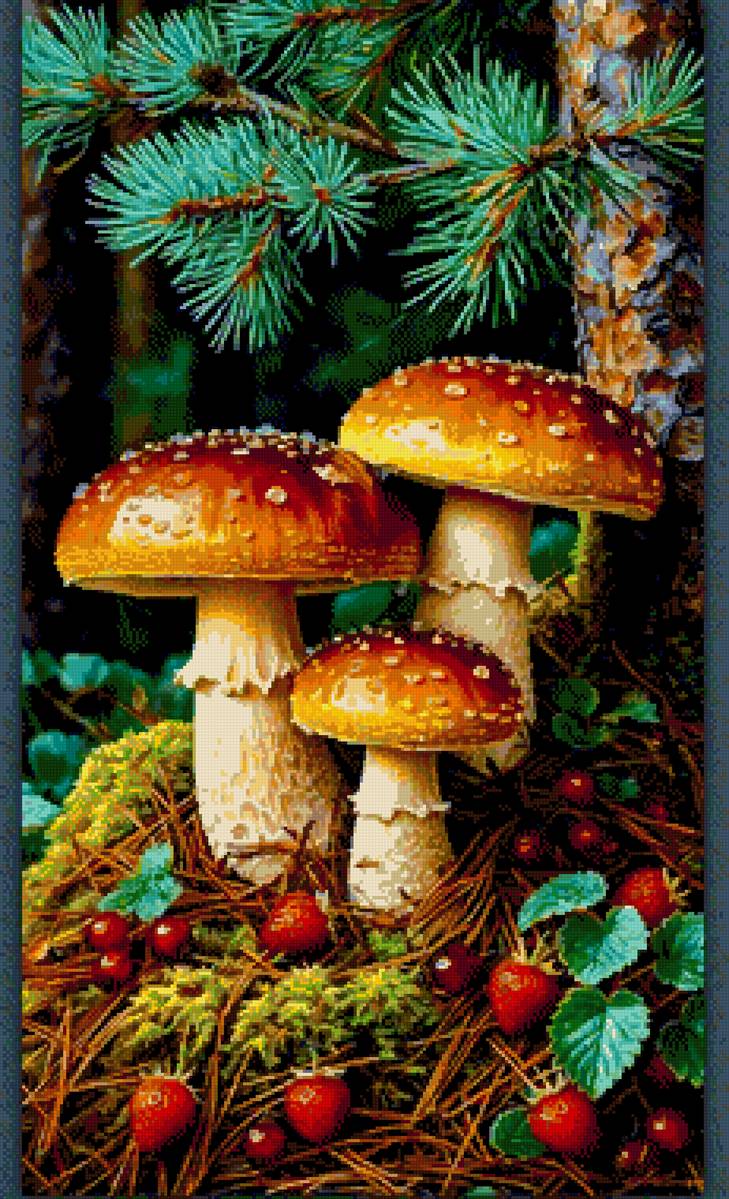 Лес - грибы - предпросмотр