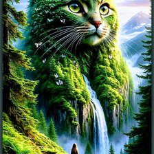 Схема вышивки «Лес»