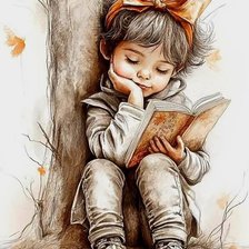 Девочка с книгой