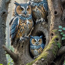 Схема вышивки «Семья»