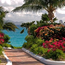 Схема вышивки «Спуск к морю»