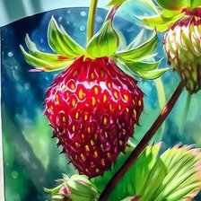 Схема вышивки «Клубничка»