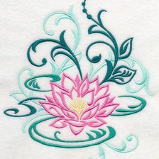 Схема вышивки «Лотос»