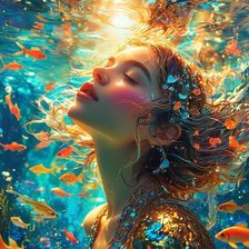 Схема вышивки «Русалочка»