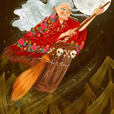 Схема вышивки «Баба Яга»