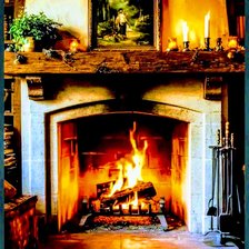 Схема вышивки «Дом»