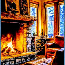 Схема вышивки «Дом»