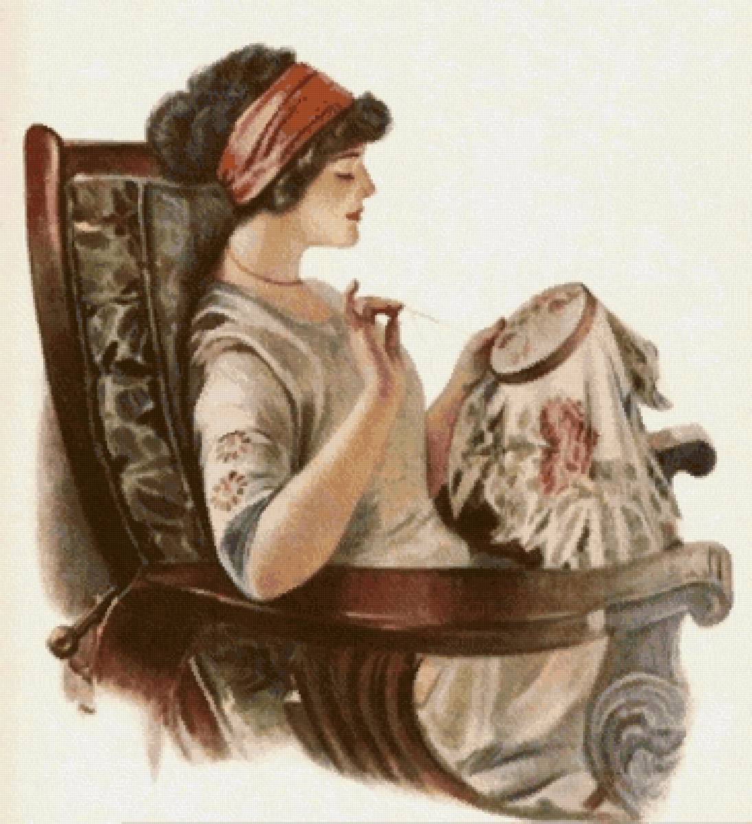 Рукодельница. Вышивальщица. - предпросмотр