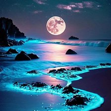 Схема вышивки «Луна»