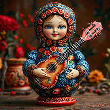 Схема вышивки «Матрешка»