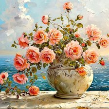 Схема вышивки «Цветы»