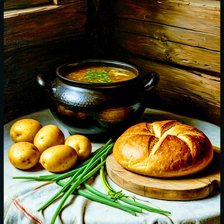 Схема вышивки «Завтрак»