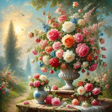 Схема вышивки «Цветы»