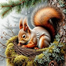 Схема вышивки «Белкин дом»