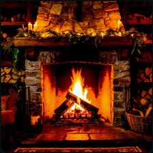 Схема вышивки «Очаг»