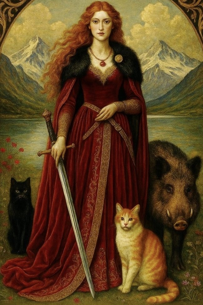 Фрея - мифы, богиня, скандинавская мифология - оригинал