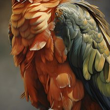 Схема вышивки «Попугай»