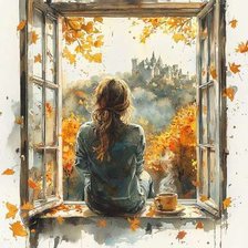 Схема вышивки «Сентябрь»