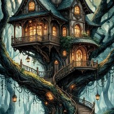 Схема вышивки «Домик»