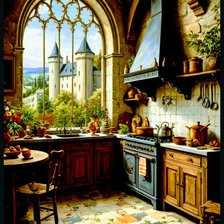 Схема вышивки «Дом»