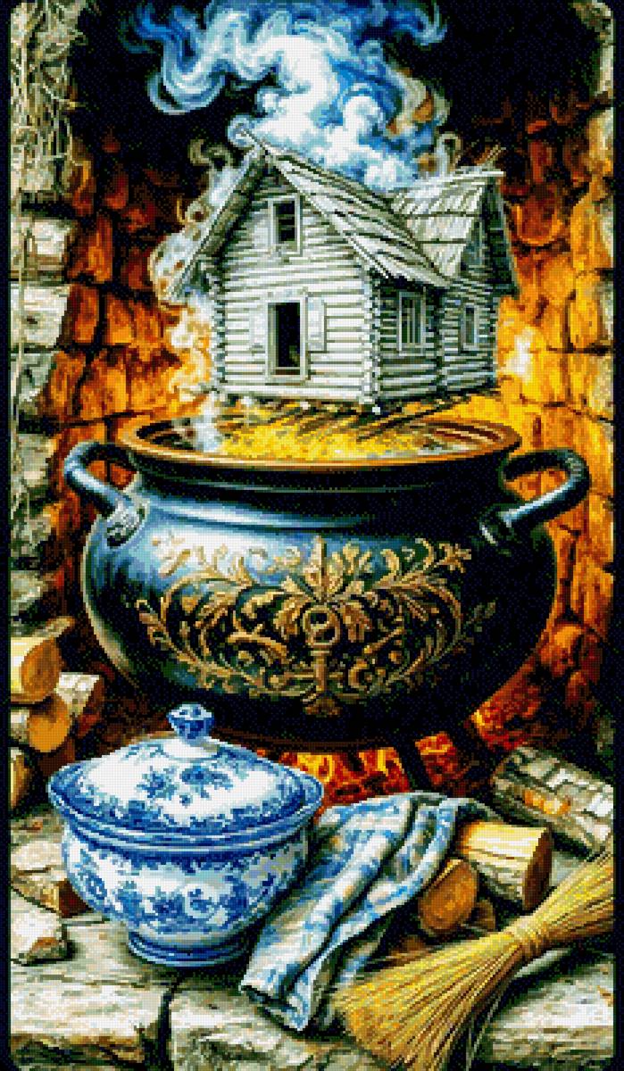 Избушка - казан - предпросмотр