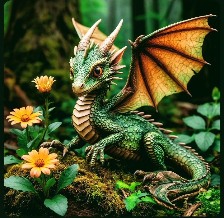 Лес - дракон - оригинал