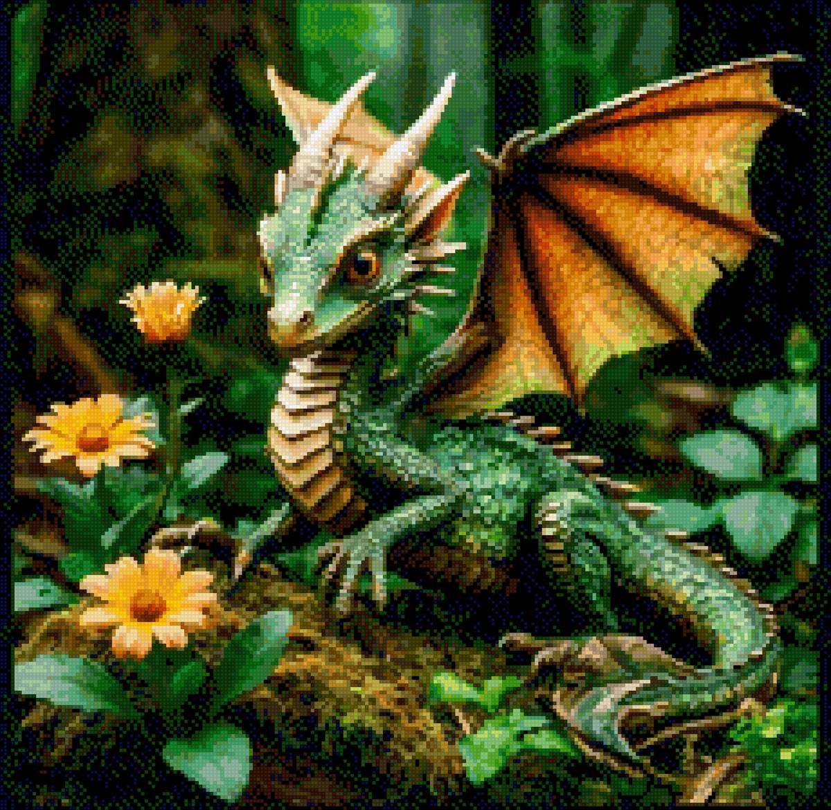 Лес - дракон - предпросмотр