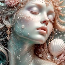 Схема вышивки «Нежность спящей»