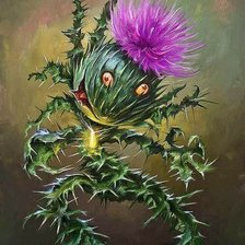 Схема вышивки «Репей»