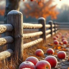 Схема вышивки «Autumn apple»
