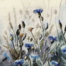Схема вышивки «Васильки»